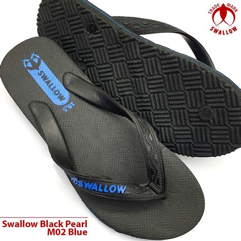 Jual Sendal Jepit Swallow Black Pearl M02 Sandal Japit M02 Swallow