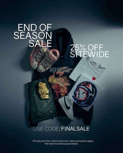 END OF SEASON SALE 25 OFF SITEWIDE Use Code FINALSALE To Enjoy 25