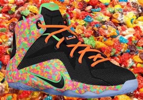 Nike Lebron 12 Fruity Pebbles Tag