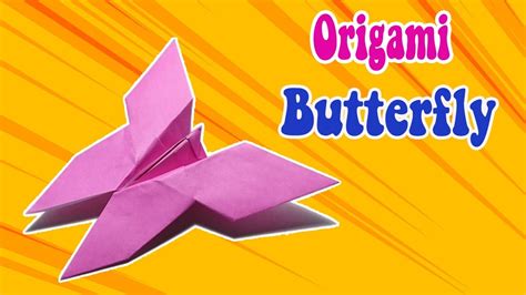 How To Make Origami Butterfly Step By Step Origami School Project Easy Origami Youtube