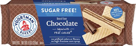 Amazon Voortman Bakery Sugar Free Chocolate Wafer Count