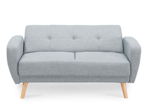 Canap Places Convertible Scandinave Gris Silo Dip