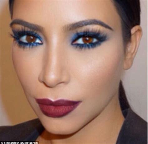 Kim Kardashian Inspired makeup (Blue smokey eye) ♡ | Rebekah with Love