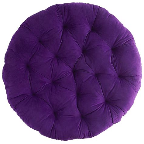 Plush Plum Papasan Cushion Pier Purple Cushions White Cushions