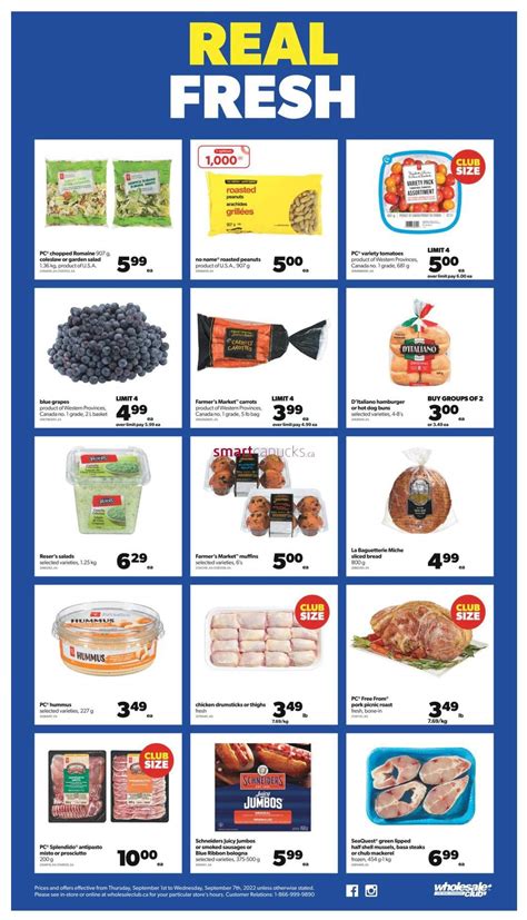 Real Canadian Wholesale Club Flyer September To