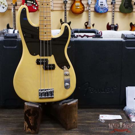 Fender Th Anniversary P Bass Maple Fingerboard Blackguard Blonde