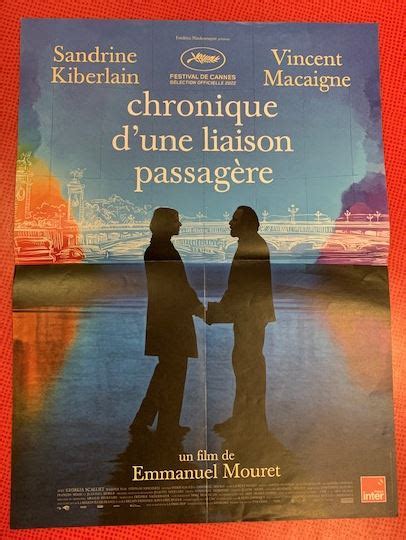 Affiche Du Film Chronique Dune Liaison Passagère 40x60 Cm