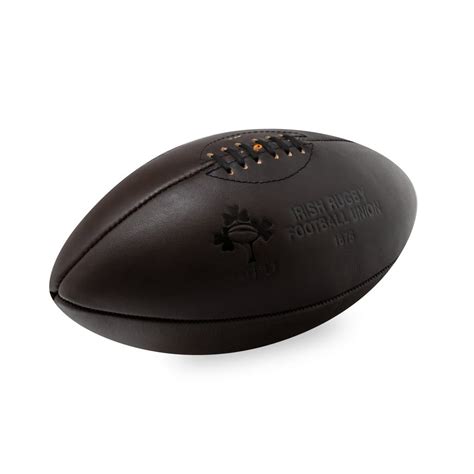 Official Ireland Rugby Vintage Leather Rugby Ball