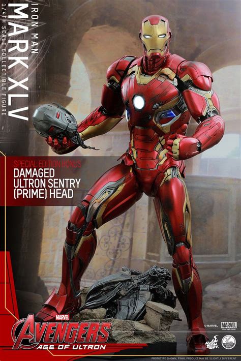 Hot Toys Qs006 復仇者聯盟2：奧創紀元【馬克45】1 4 比例 Mark Xlv アイアンマンアート マーベル