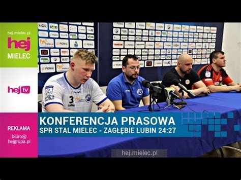 hej mielec pl TV SPR Stal Mielec Zagłębie Lubin 24 27 KONFERENCJA