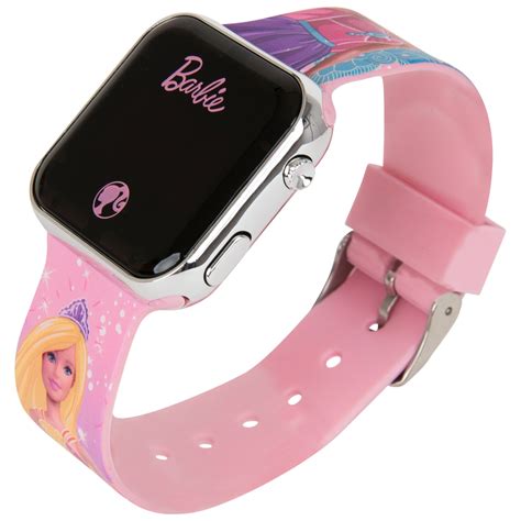 Official Barbie Sparkles LED Kids Digital Wrist Watch with Pink Band ...