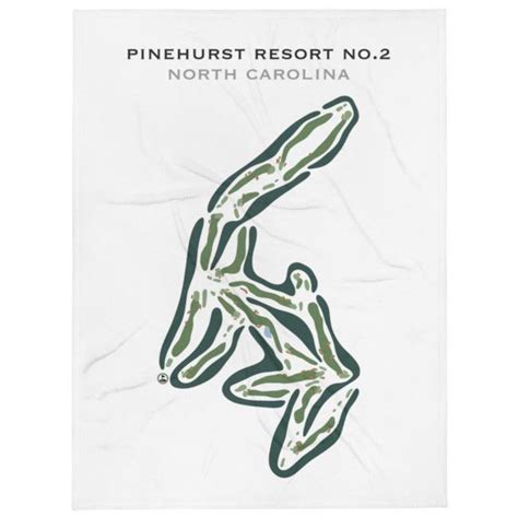 A Towel With The Words Pinehurst Resort No North Carolina Printed On It