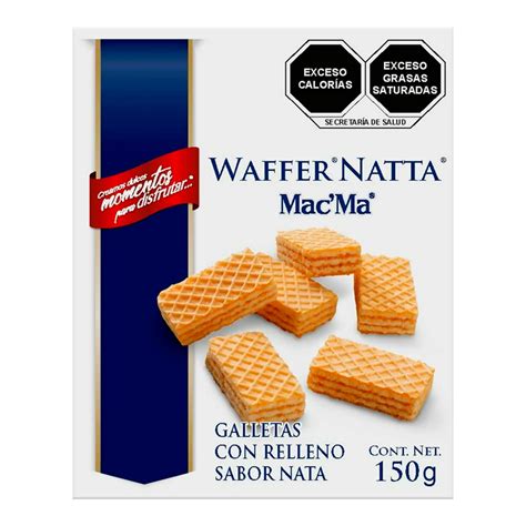 Galletas Macma Waffer Natta G F Nix El Super De Casa