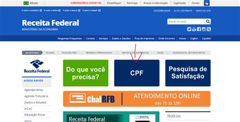 Como Fazer CPF Pelo Site Da Receita Federal Passo A Passo UNUM