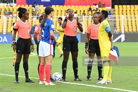 Coin Toss Prior To The Fifa U 17 Womens World Cup 2022 Group D