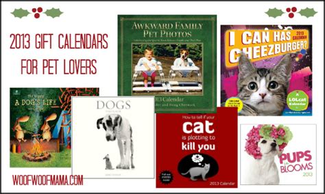 Holiday Gift Ideas for Pet Lovers: 2013 Dog and Cat Calendars Cat ...