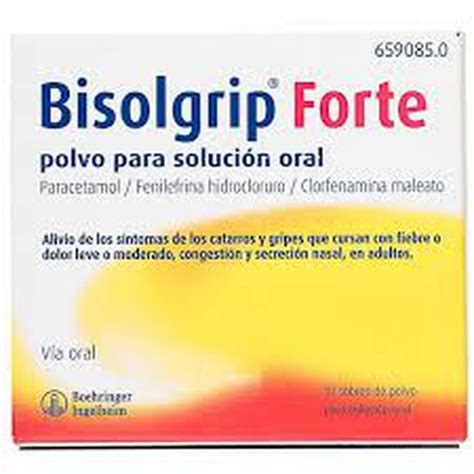 Bisolgrip Forte Sobres Granulado Para Solucio Antigripales