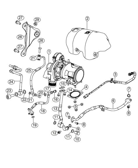 Fiat 500 Bracket Turbocharger Turbocharger To 04893384aa