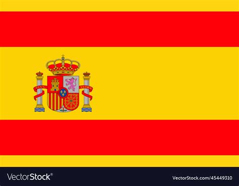 Spain flag design Royalty Free Vector Image - VectorStock