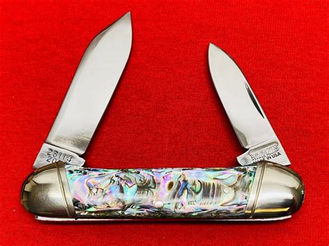 Winchester Usa Cartridge Series Abalone Knife W Box