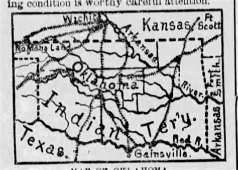 OK Land Rush 1889 map - Newspapers.com