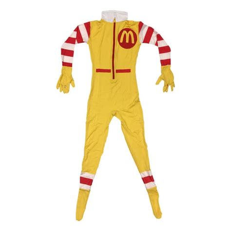 Ronald Mcdonald Costume Cosplay Spandex Mcdonald's Fancy ...