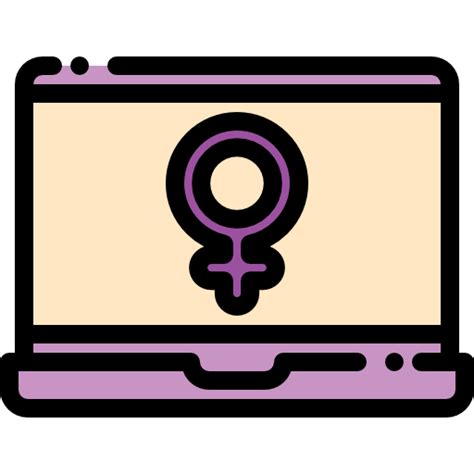 Feminism Detailed Rounded Lineal color icon