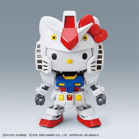 Hello Kitty Rx 78 2 Gundam Sd Ex Standard Nz Gundam Store