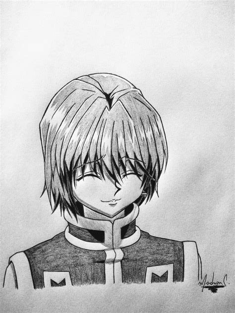 KURAPIKA KURUTA FROM HUNTER X HUNTER | Anime sketch, Anime drawing ...