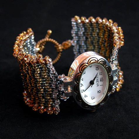 Beaded Watch Band Beaded Watches Beaded Jewelry Watch Bands