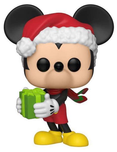 Funko POP! Disney Mickey Mouse 90 Years #455 Holiday Mickey - New, Mint Condition