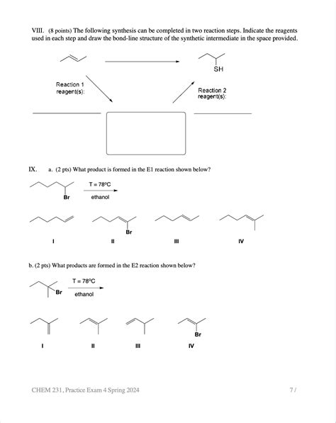 Solved Viii Points The Following Synthesis Can Be Chegg