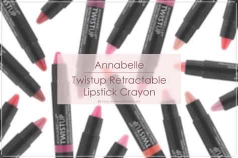 Annabelle Twistup Retractable Lipstick Crayons Christina Truong