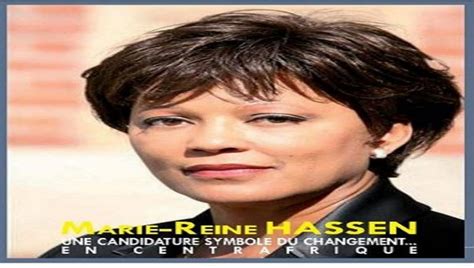 Présidentielle En Rdc Forfait De Lhonorable Marie Reine Hassen