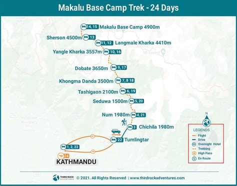 Makalu Base Camp Trek 24 Days Third Rock Adventures