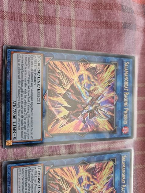 Salamangreat Raging Phoenix LD10 EN005 Ultra Rare Near Mint 1st Edition