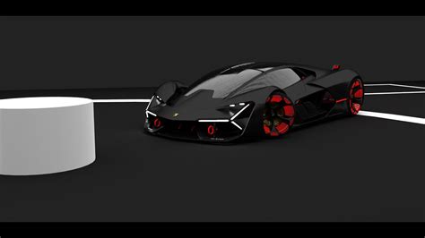 Lamborgini Terzo Millennio Short Drift Animation With Blender Youtube