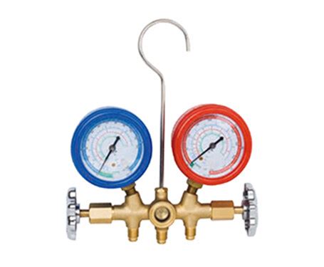 Best Sale Refrigerant R134a R410a R32 Manifold Gauge Pressure Gauge Two ...