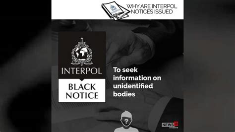 In Pics A Look At What Type Of Notices Are Issued By The Interpol And