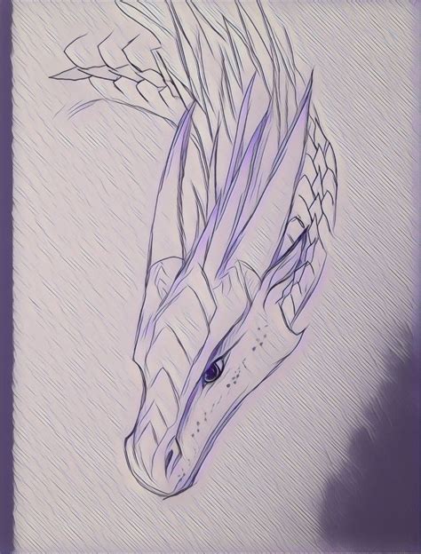 Icewing Dragon Sketch Dragon Art Fantasy Drawings