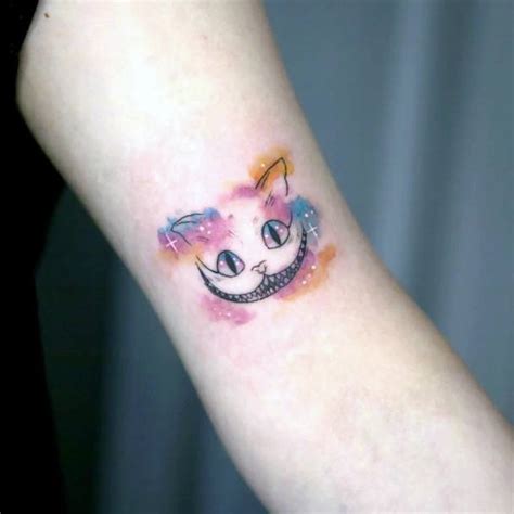 Top Best Cheshire Cat Tattoos For Women Alice In Wonderland Ideas