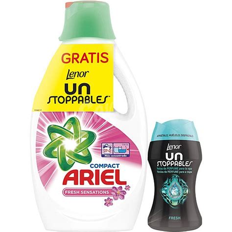 Ariel Detergente Liquido Fresh Sensations Lenor Perlas Fresh