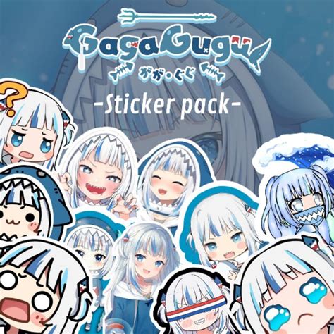 Jual STICKER PACK GAWR GURA 20PCS HOLOLIVE EN WATERPROOF Shopee