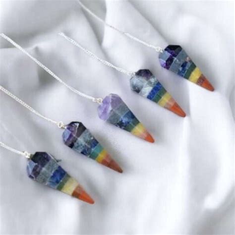 Seven Chakra Dowser Pendulum Pure Gems World