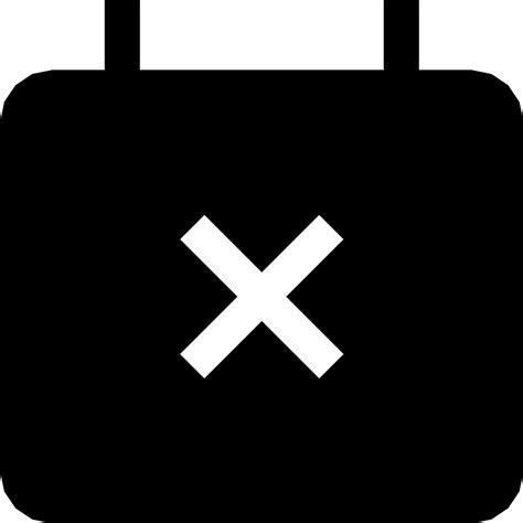 Calendar X Vector Svg Icon Svg Repo