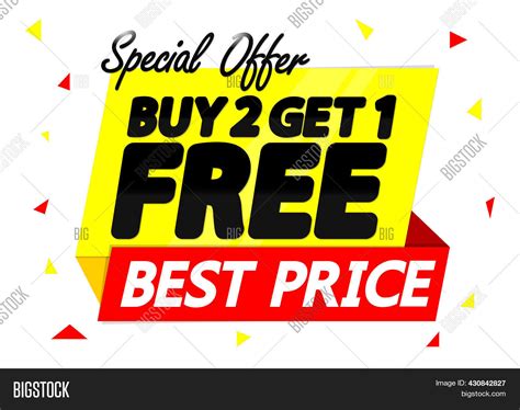 Buy 2 Get 1 Free Sale Image And Photo Free Trial Bigstock