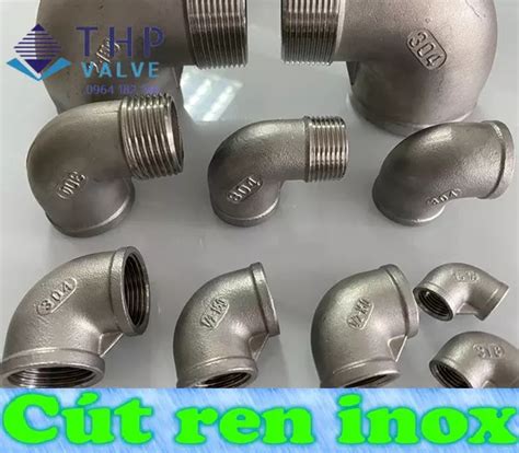 Cút ren inox 304 316 Đài Loan Trung Quốc Giá rẻ nhất