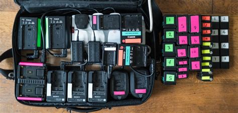 Battery Charging Case Photography Gear Organization Camera Gear