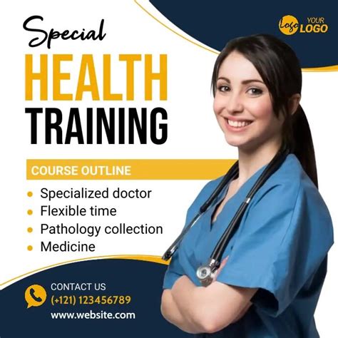 Healthcare Training Banner Ad Template Postermywall