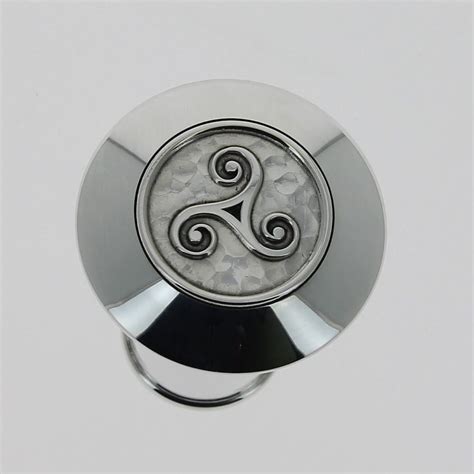 Cannes Fayet Silver Plated Knob